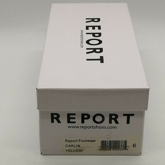 Report Womens Carlin Flat‎ Espadrille Slide Sandal Cushioned Yellow Sz 6 NEW - Picture 10 of 10